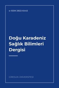 Doğu Karadeniz Sağlık Bilimleri Dergisi kapağı