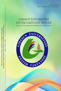 Giresun Üniversitesi Eğitim Fakültesi Dergisi kapağı