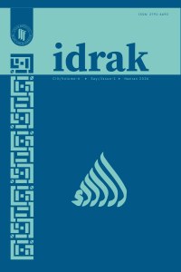 İdrak Dini Araştırmalar Dergisi kapağı