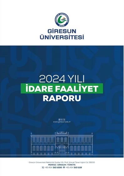 2024 Yılı İdare Faaliyet Raporu kapağı