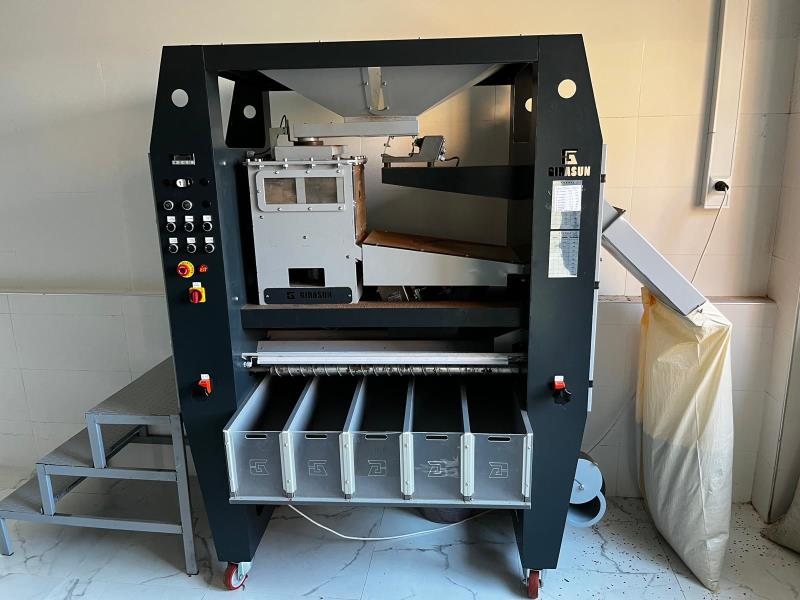 Sizing and separation unit installed at the facility