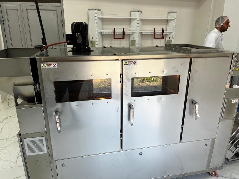 Roasting unit installed at the facility
