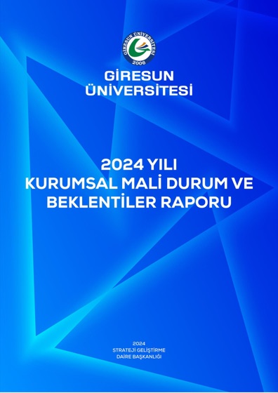 2024 Yılı Kurumsal Mali Durum ve Beklentiler Raporu kapağı