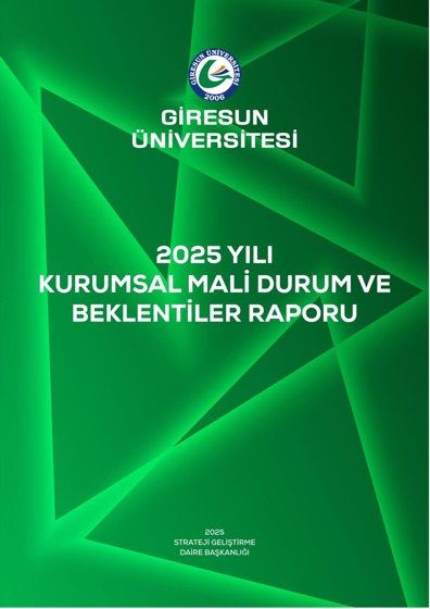 2025 Yılı Kurumsal Mali Durum ve Beklentiler Raporu kapağı