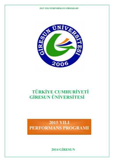 2015 Performance Program cover